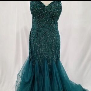Beaded Prom Dress